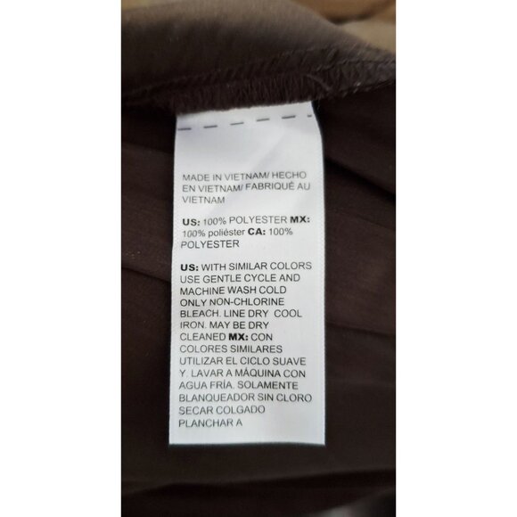 Chico Espresso Batwing Button-Detail Oversized Blouse W/ Grommet Accents & Ruche - Picture 7 of 10